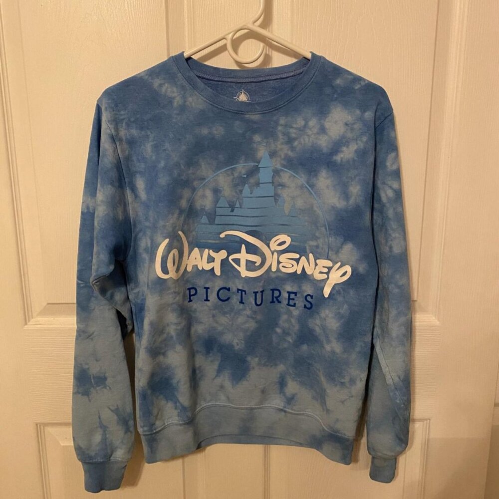 Blue Tie Dye Walt Disney Pictures Crewneck Unisex Size XS